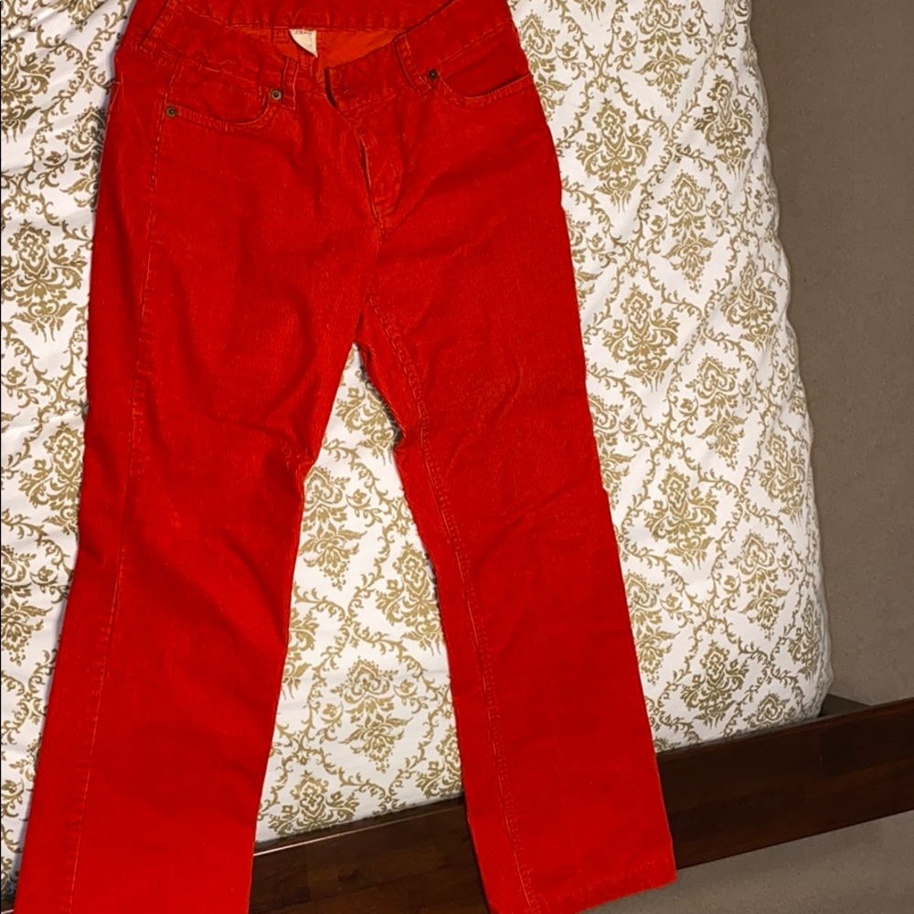 EUC J. Crew Favorite Fit Boot Cut Corduroy Pants